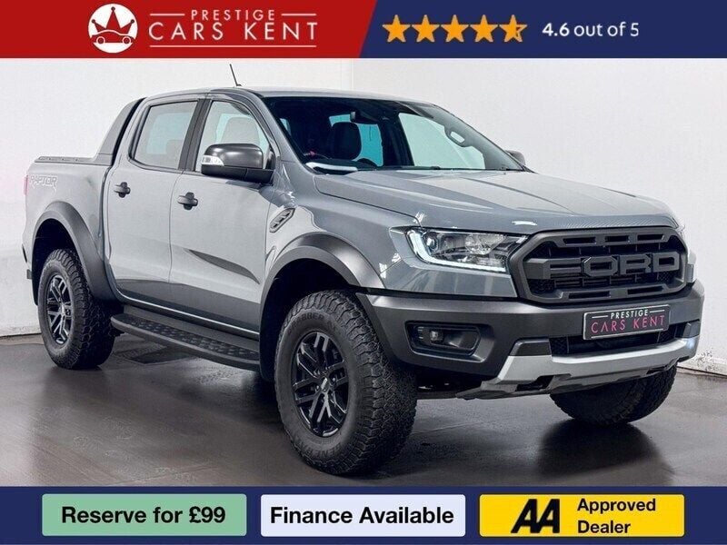 Grey Used 2022 Ford Ranger Raptor Pickup | £31,571 (Fair price) - Image 1/4