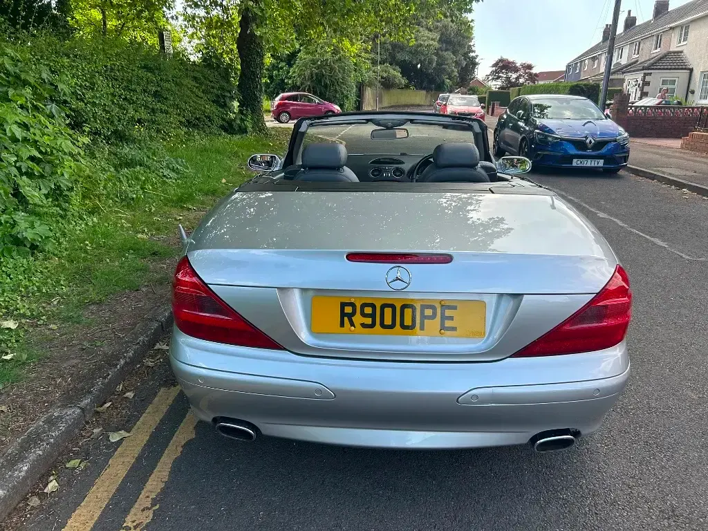 Used Mercedes SL350 247 HP (181 kW) 2003 Silver Cabriolet