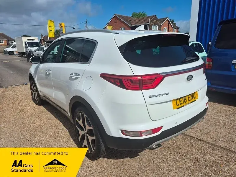 Used Kia Sportage GT-Line 177 HP (130 kW) 2018 White SUV