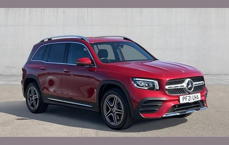 Used Mercedes GLB200 AMG Line Premium 161 HP (118 kW) 2021 Red SUV