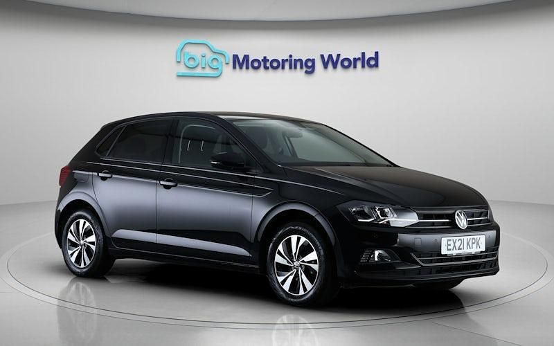 Used VW Polo Match 80 HP (58 kW) 2021 Black Hatchback