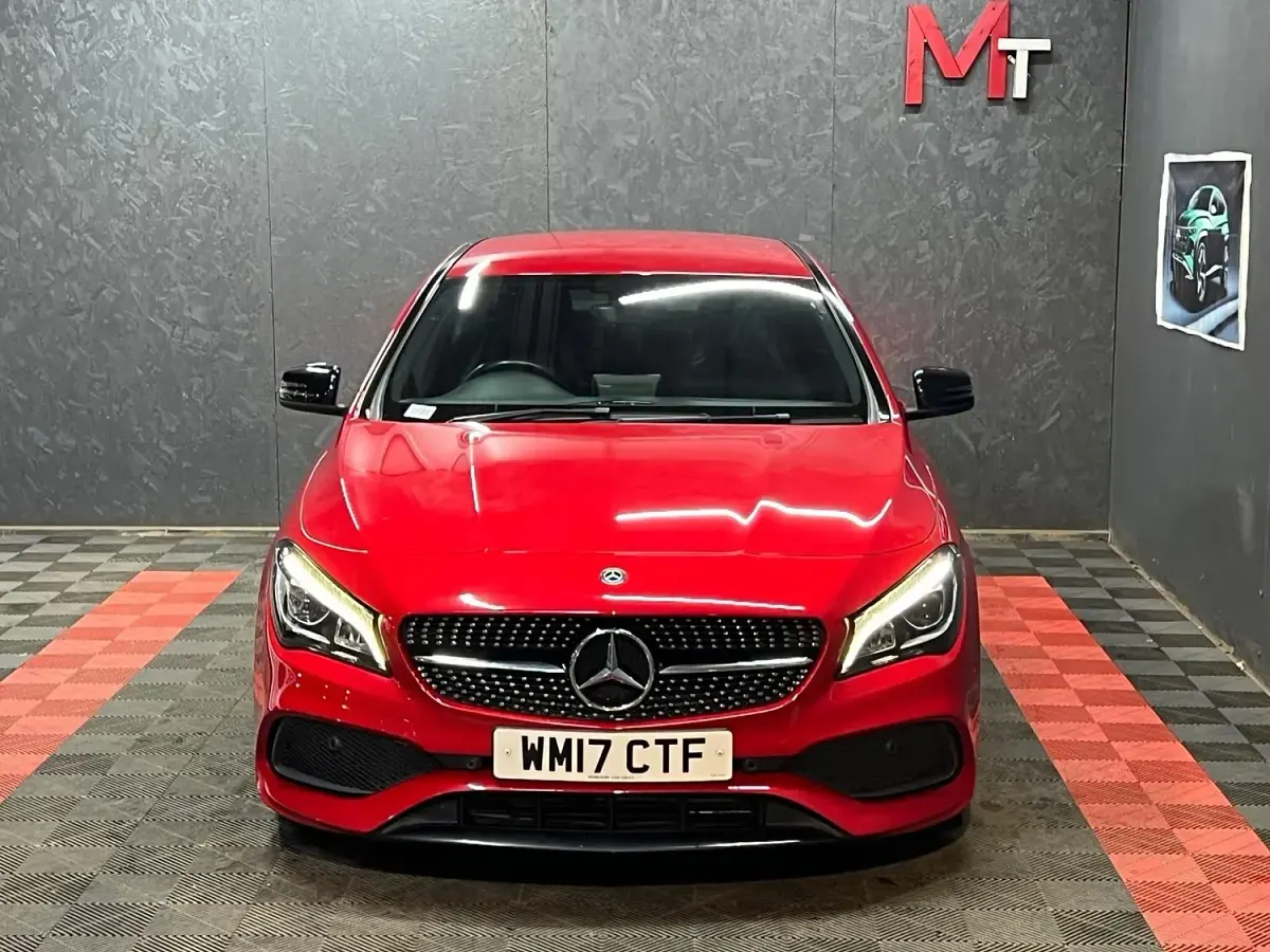 Used Mercedes CLA180 AMG line 2017 Red Coupe