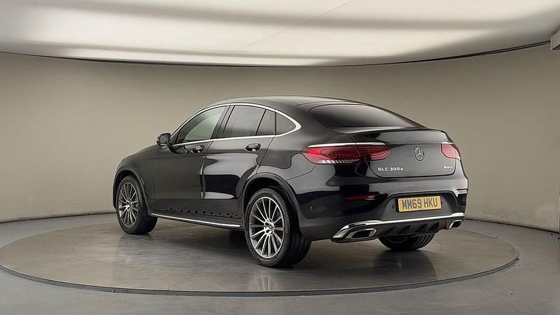 Used Mercedes GLC300 AMG line 2019 Obsidian black Coupe