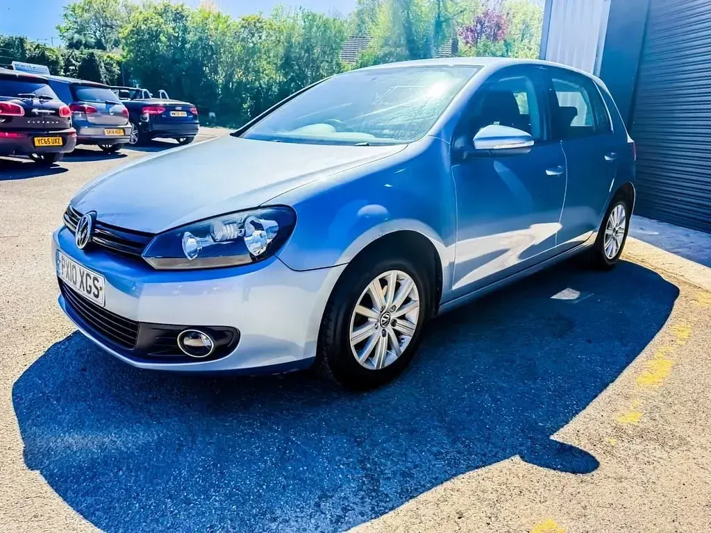 Usado VW Golf VI S 105 HP (77 kW) 2010 Azul Citadino