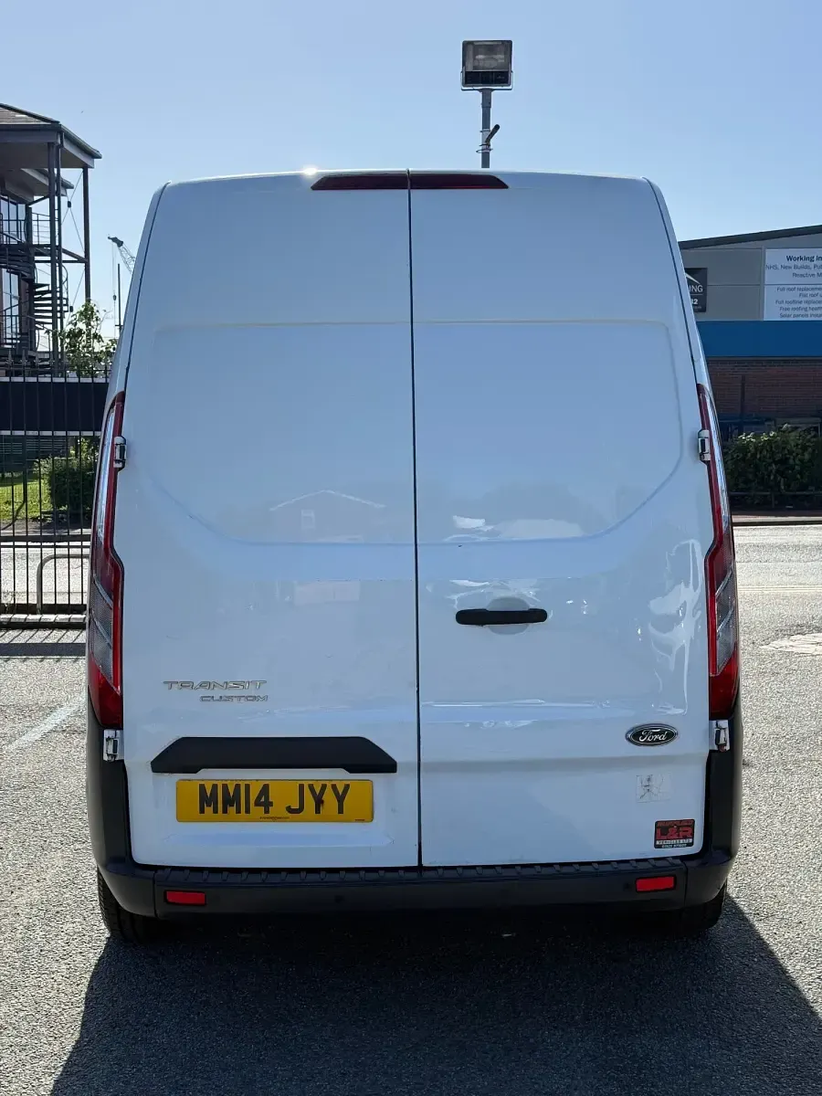 Used Ford Transit Custom 125 HP (91 kW) 2014 White Van