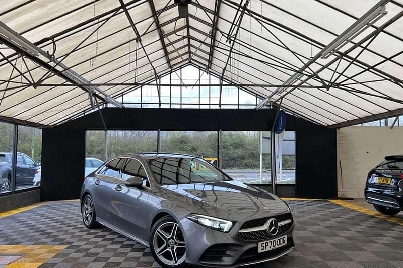 Used Mercedes A200 AMG line 150 HP (110 kW) 2021 Grey Sedan