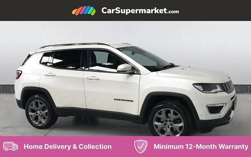 White Used 2020 Jeep Compass Limited SUV | £14,697 (Fair price) - Image 1/4