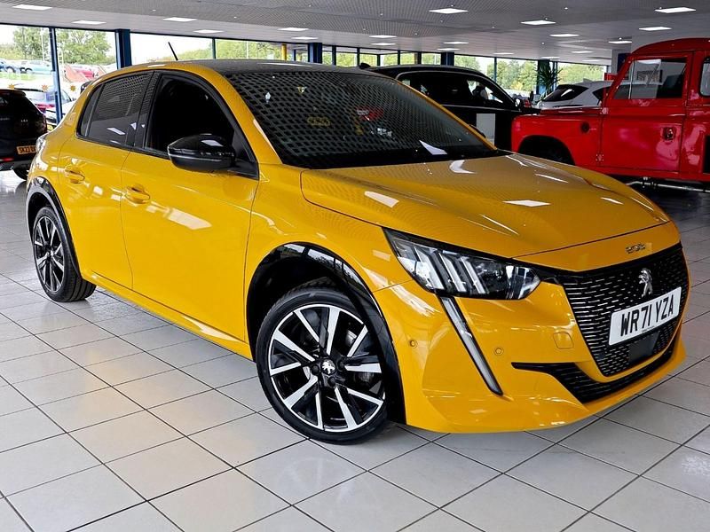 Yellow Used 2022 Peugeot 208 Premium Hatchback | £16,489 (Fair price) - Image 1/4