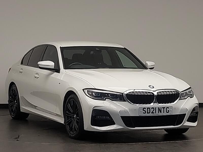 White Used 2021 BMW 320 M Sport Sedan | £23,898 (Fair price) - Image 1/4