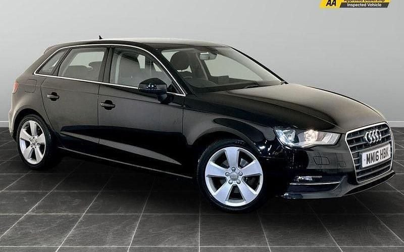 Black Used 2016 Audi A3 Sportback Sport Hatchback | £6,595 (Good price) - Image 1/2