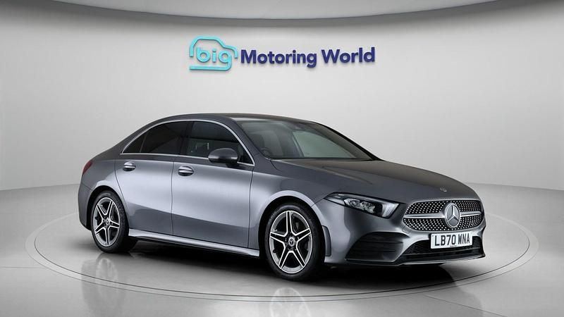 Used Mercedes A200 AMG line 163 HP (119 kW) 2020 Grey Sedan