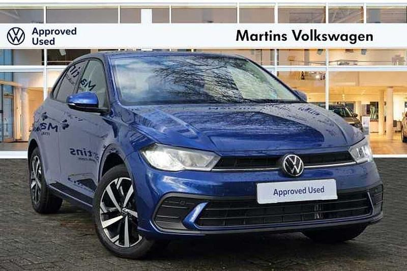 Used VW Polo Match 95 HP (69 kW) 2025 Blue Hatchback