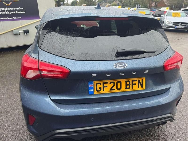 Used Ford Focus ST-Line 125 HP (91 kW) 2020 Blue Hatchback