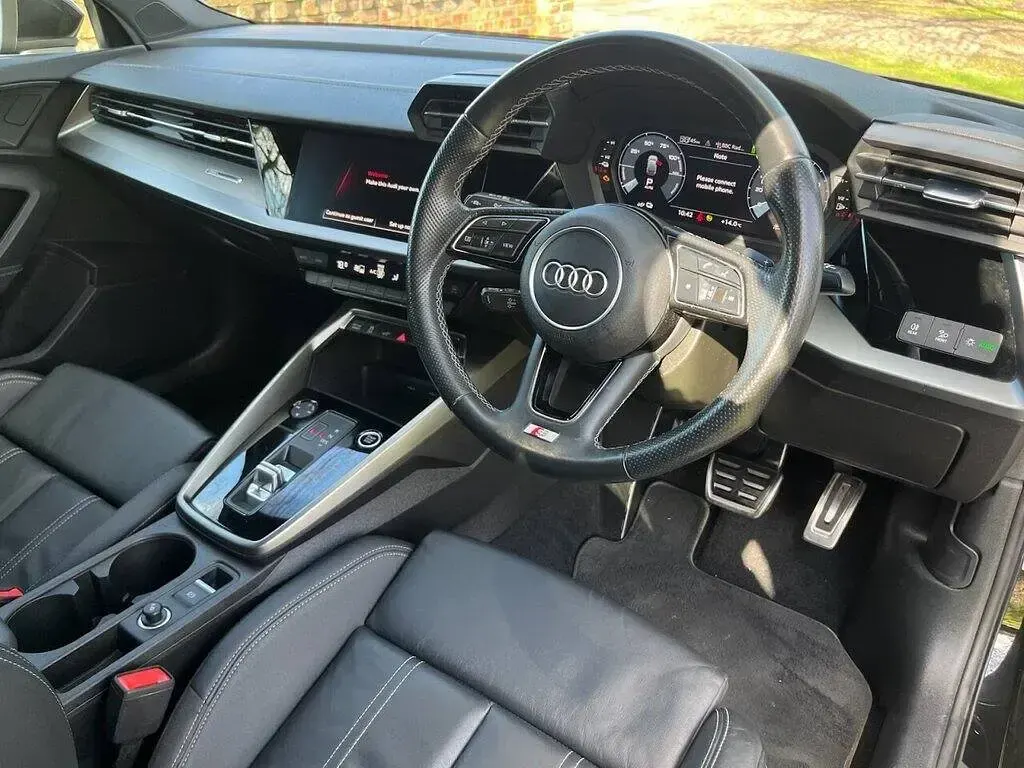 Used Audi A3 Sportback S-Line 204 HP (150 kW) 2022 Black Hatchback