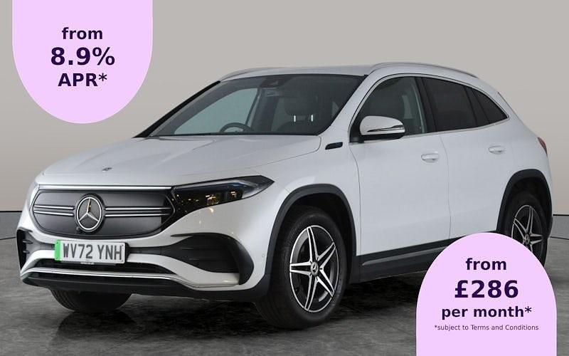 White Used 2022 Mercedes EQA250 AMG line SUV | £19,883 (Fair price) - Image 1/2