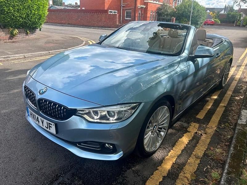 Used BMW 428 Luxury Line 2014 Blue Cabriolet