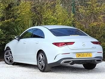 Used Mercedes CLA200 AMG line 163 HP (119 kW) 2020 White Sedan