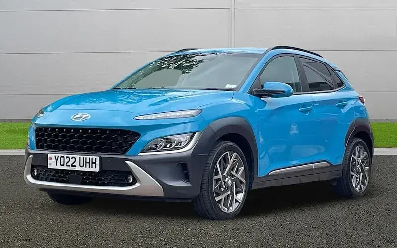 Begagnad Hyundai Kona Ultimate 141 HK (103 kW) 2022 Blå SUV