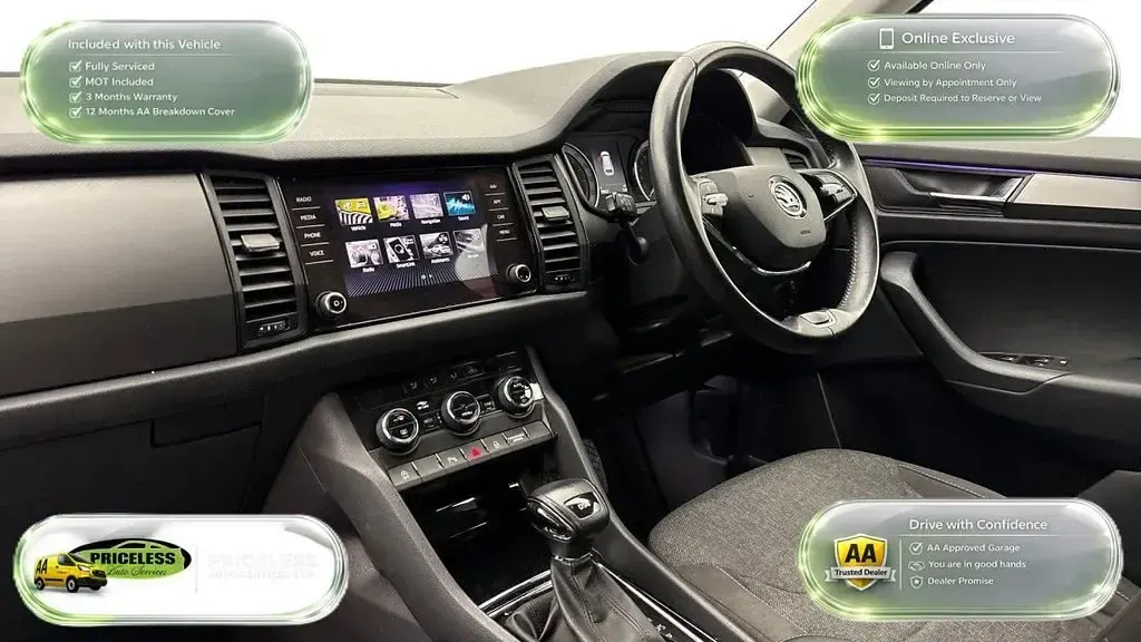 Used Skoda Kodiaq SE Drive 2021 Blue SUV
