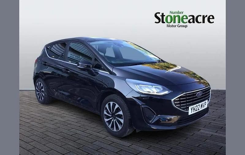 Used Ford Fiesta Titanium 99 HP (72 kW) 2022 Black Hatchback