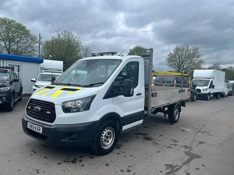 Used Ford Transit S 130 HP (95 kW) 2019 White Cabriolet