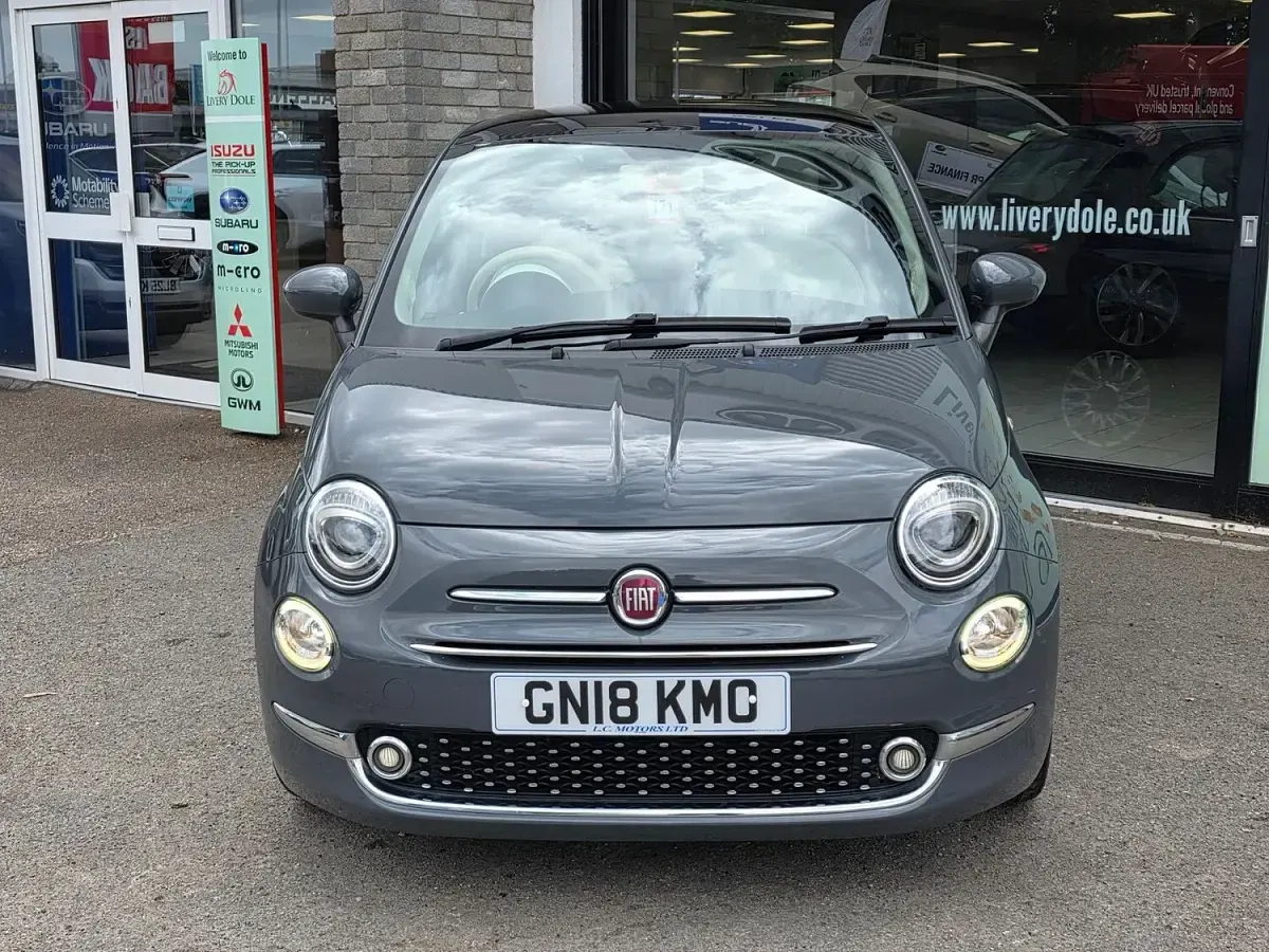 Used Fiat 500 Lounge 69 HP (50 kW) 2018 Grey Hatchback