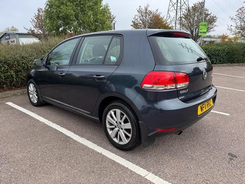 Used VW Golf VI Match 105 HP (77 kW) 2011 Blue Hatchback