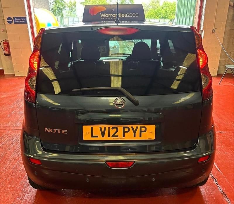 Begagnad Nissan Note N-TEC 87 HK (63 kW) 2012 Blå Halvkombi
