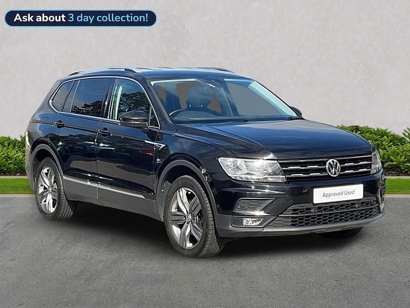 Black Used 2019 VW Tiguan Allspace Match SUV | £18,442 (A bit pricey) - Image 1/4