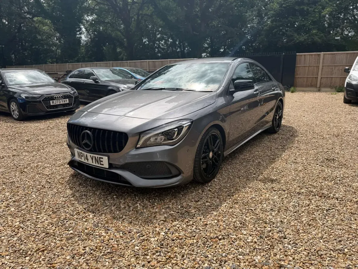 Used Mercedes CLA220 AMG line 177 HP (130 kW) 2017 Grey Coupe