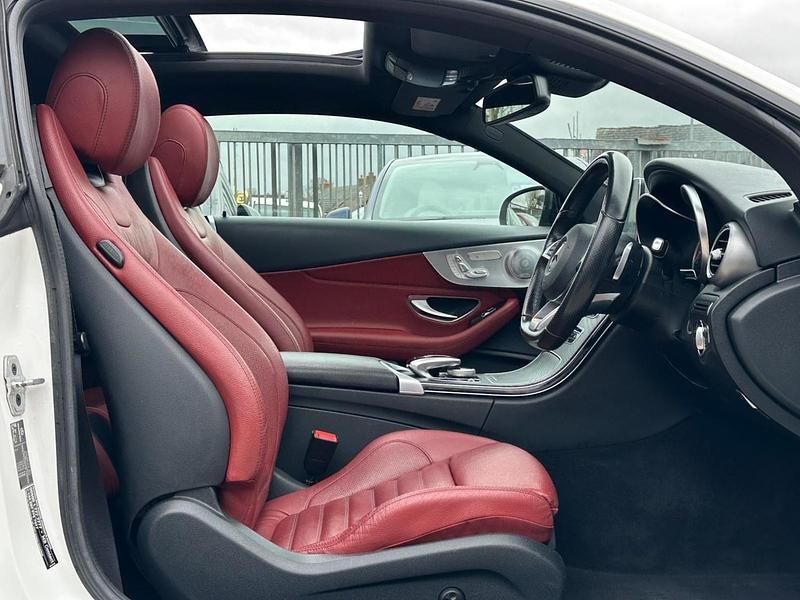 Used Mercedes C300 AMG Line Premium Plus 2016 White Coupe