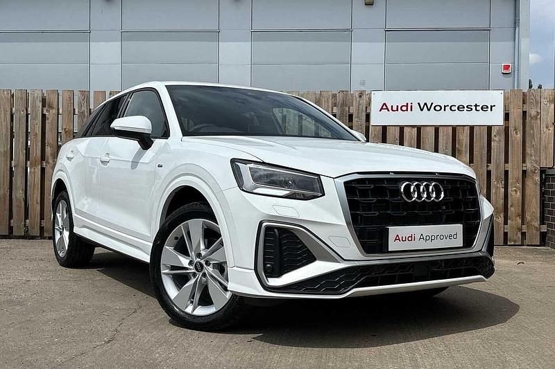 Arkona white Used 2025 Audi Q2 S-Line SUV | £30,990 (Expensive) - Image 1/4