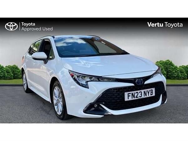 White Used 2023 Toyota Corolla Sport Estate | £21,888 (Good price) - Image 1/4
