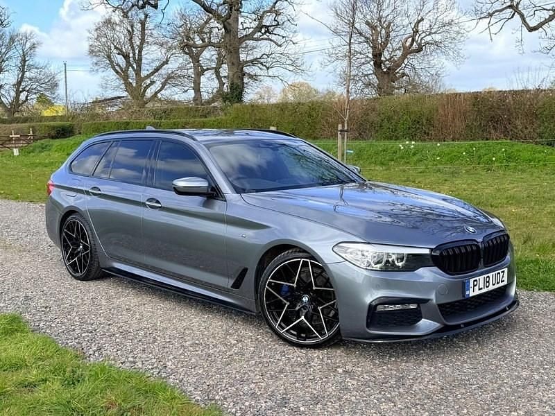 Used BMW 520 M Sport 190 HP (139 kW) 2018 Blue Estate