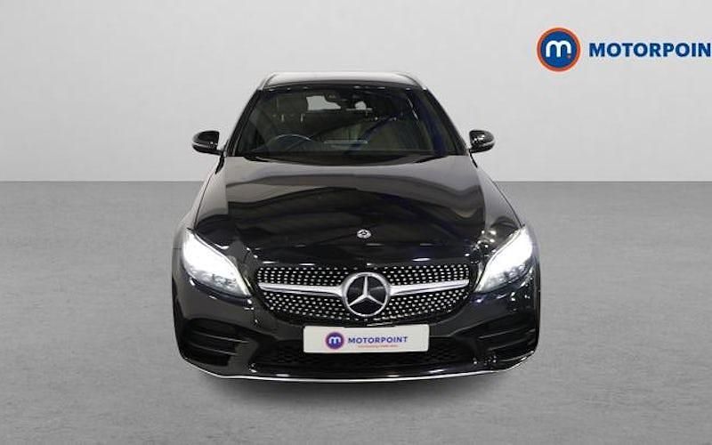 Used Mercedes C200 AMG line 184 HP (135 kW) 2019 Black Estate