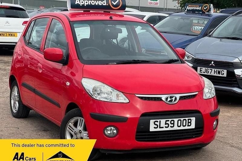 Red Used 2009 Hyundai i10 Comfort Hatchback | £3,975 (Fair price) - Image 1/1