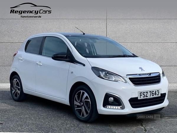 Used Peugeot 108 Allure 71 HP (52 kW) 2022 White Hatchback