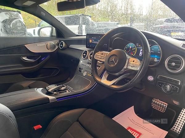 Used Mercedes C300 AMG Line Premium Plus 2020 White Coupe
