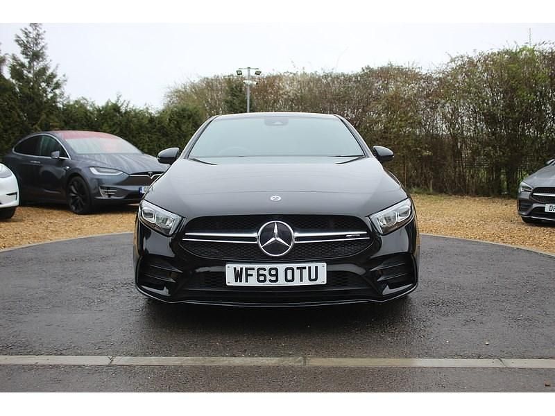Used Mercedes A35 AMG AMG 2019 Cosmos black metallic Hatchback