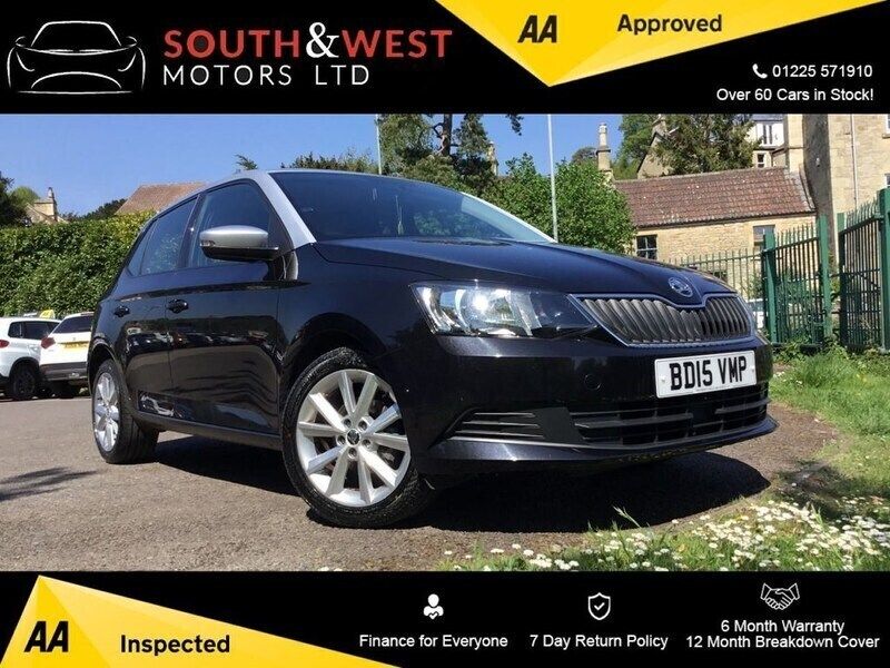 Black Used 2015 Skoda Fabia SE Hatchback | £5,895 (A bit pricey) - Image 1/4