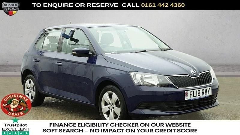 Blue Used 2018 Skoda Fabia SE Hatchback | £10,270 (Good price) - Image 1/1