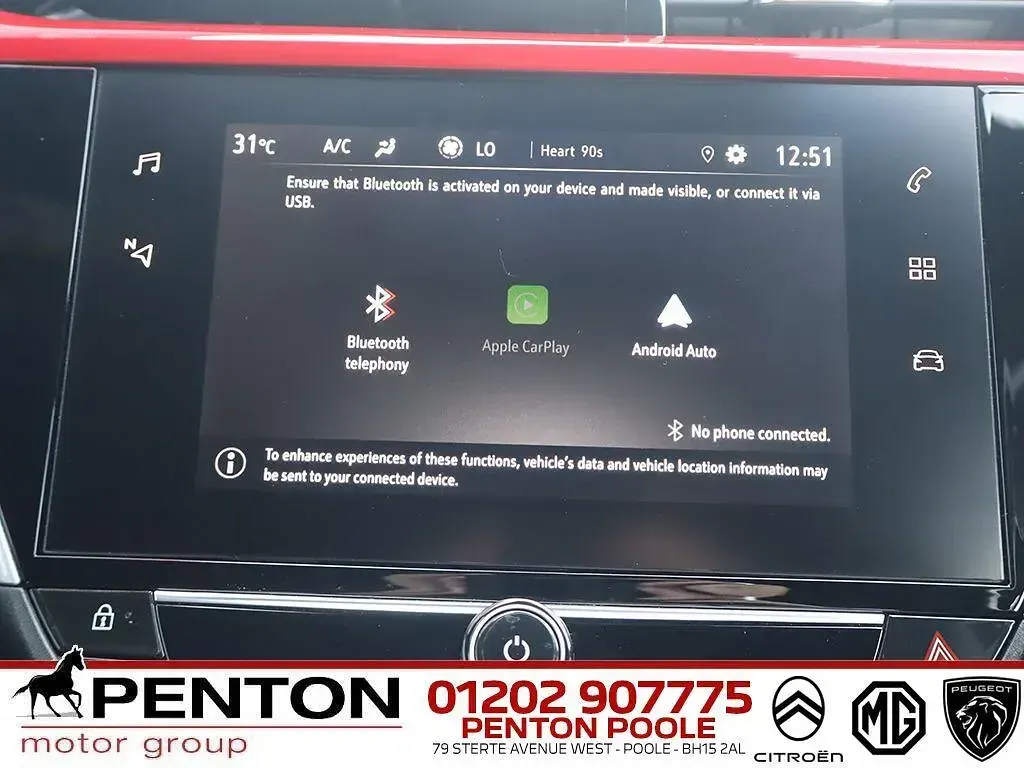 Used Vauxhall Corsa Edition 99 HP (72 kW) 2022 Black Hatchback