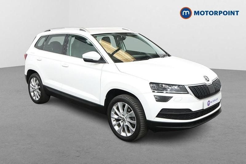 White Used 2018 Skoda Karoq SE L SUV | £14,449 (Good price) - Image 1/4