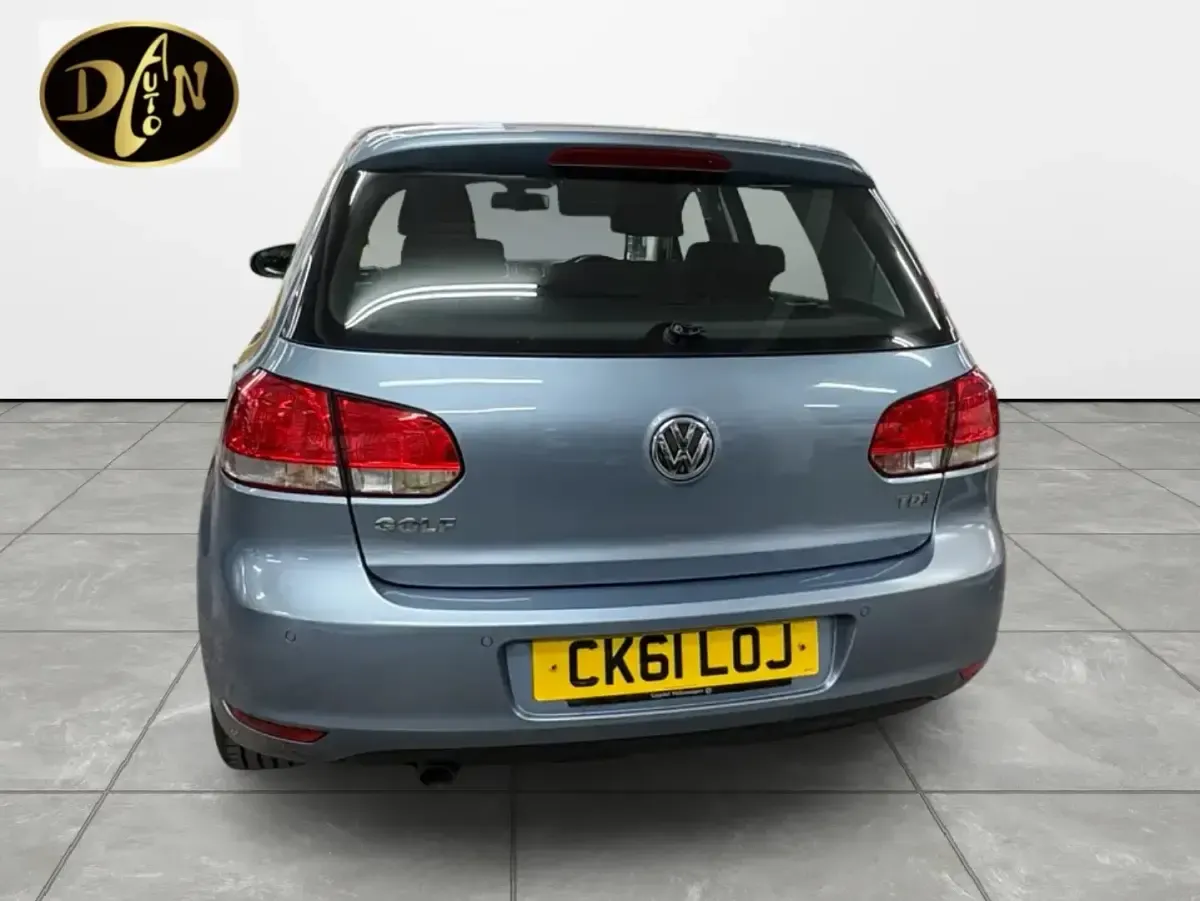 Used VW Golf VI Match 105 HP (77 kW) 2011 Blue Hatchback
