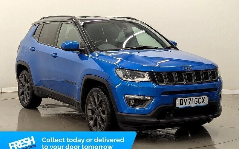 Blue/black Used 2021 Jeep Compass SUV | £15,599 (Fair price) - Image 1/4