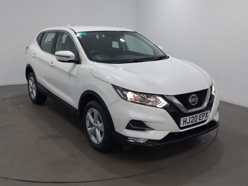 White Used 2020 Nissan Qashqai Acenta Premium SUV | £12,498 (Good price) - Image 1/4