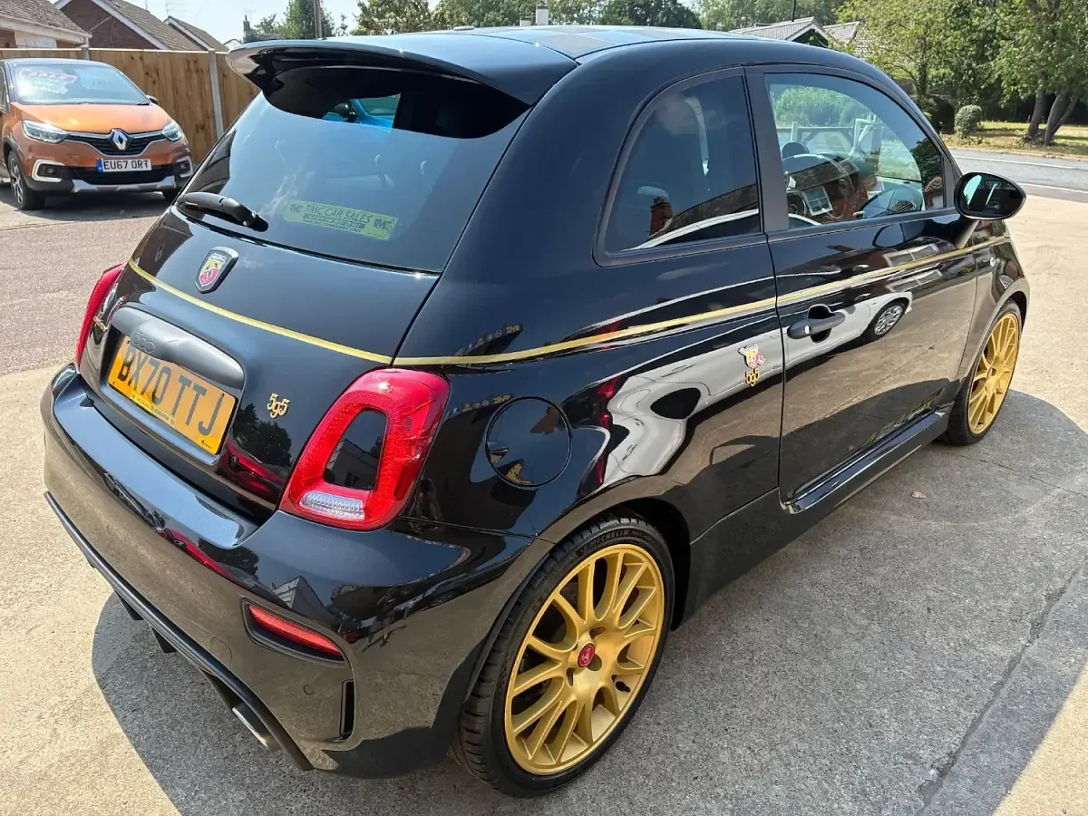 Used Abarth 595 70th Anniversary 165 HP (121 kW) 2020 Black Hatchback