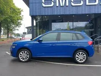 Used Skoda Kamiq SE 116 HP (85 kW) 2020 Blue SUV
