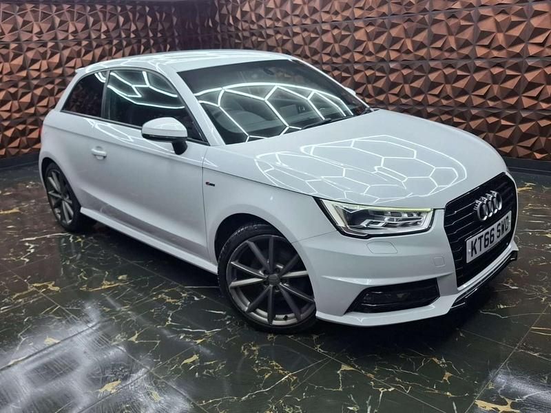Used Audi A1 Black Edition 116 HP (85 kW) 2017 White Hatchback