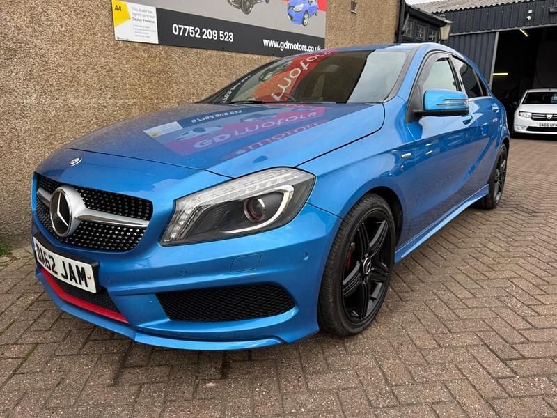 Used Mercedes A250 AMG 211 HP (155 kW) 2013 Blue Hatchback